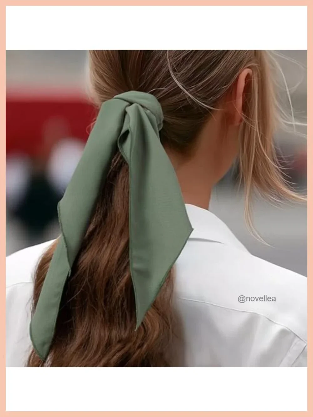4 Pcs Tie-Back Triangle Head Scarf Bandanas with Hair Pins
